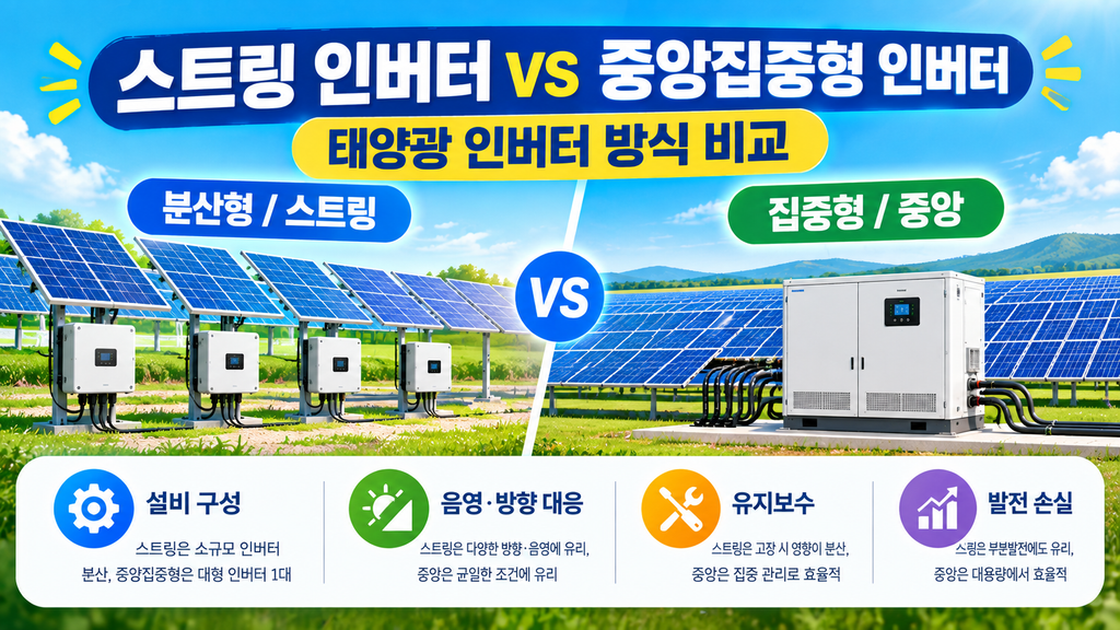 태양광 인버터 비교