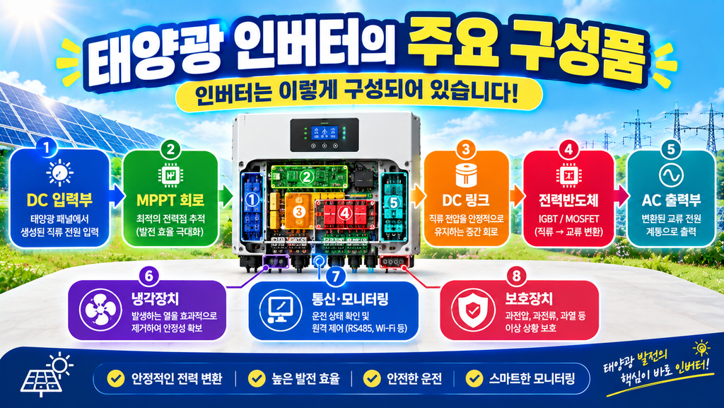 태양광인버터 주요 구성품