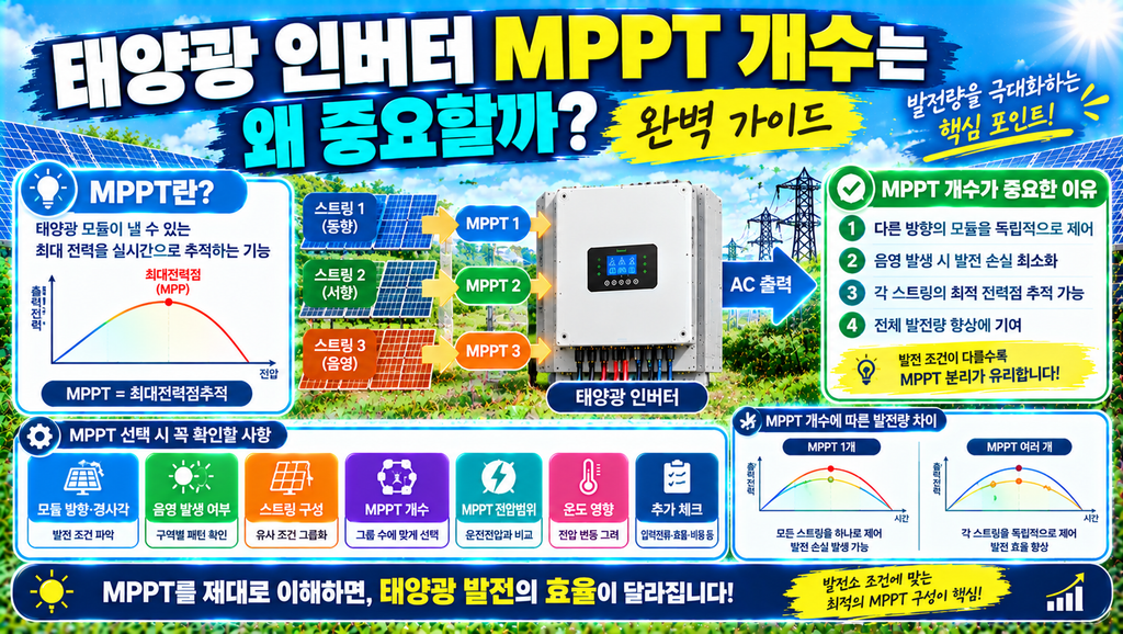태양광 MPPT 개수