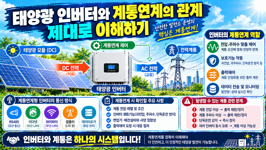 태양광인버터 계통연계