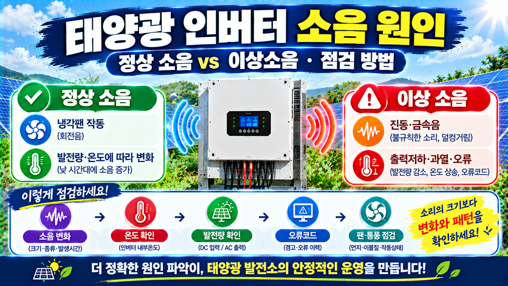 태양광인버터 소음원인