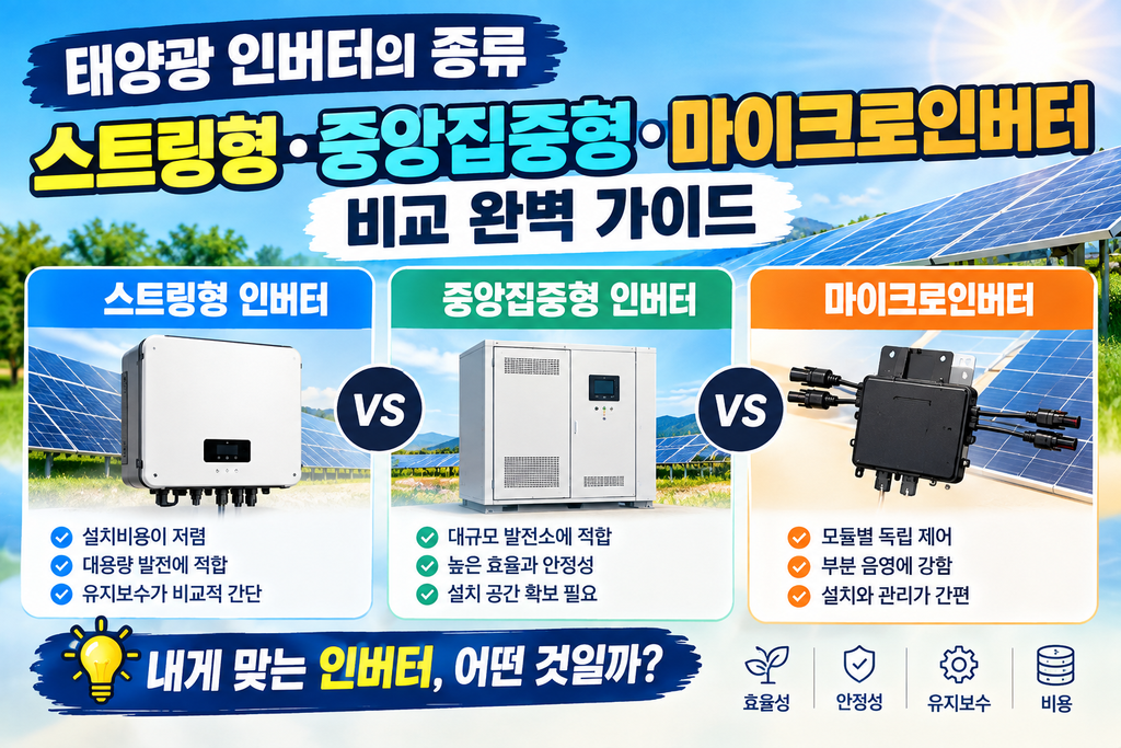 태양광인버터 종류
